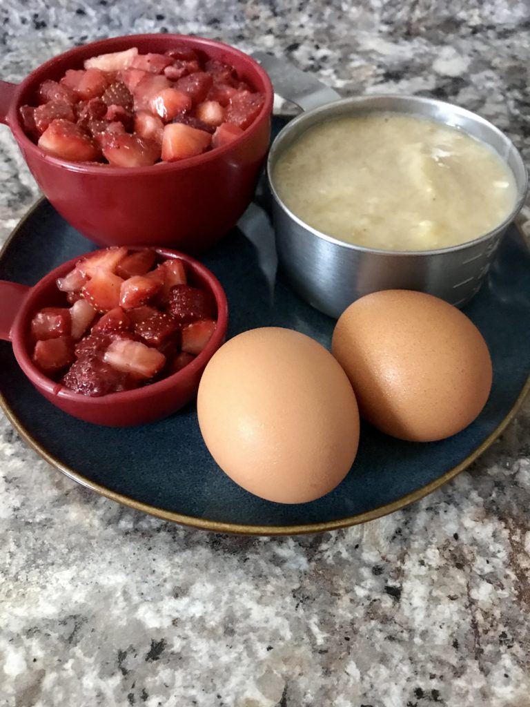 strawberry banana muffins