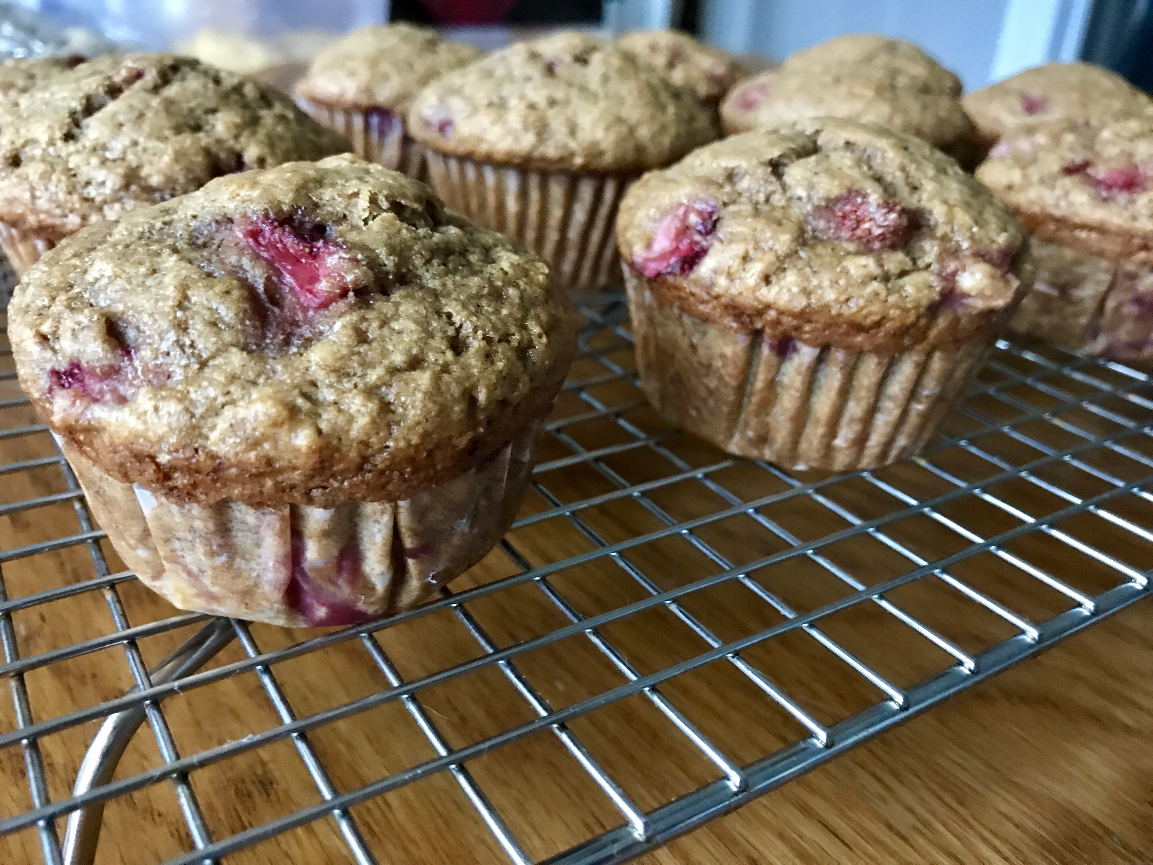 strawberry banana muffins